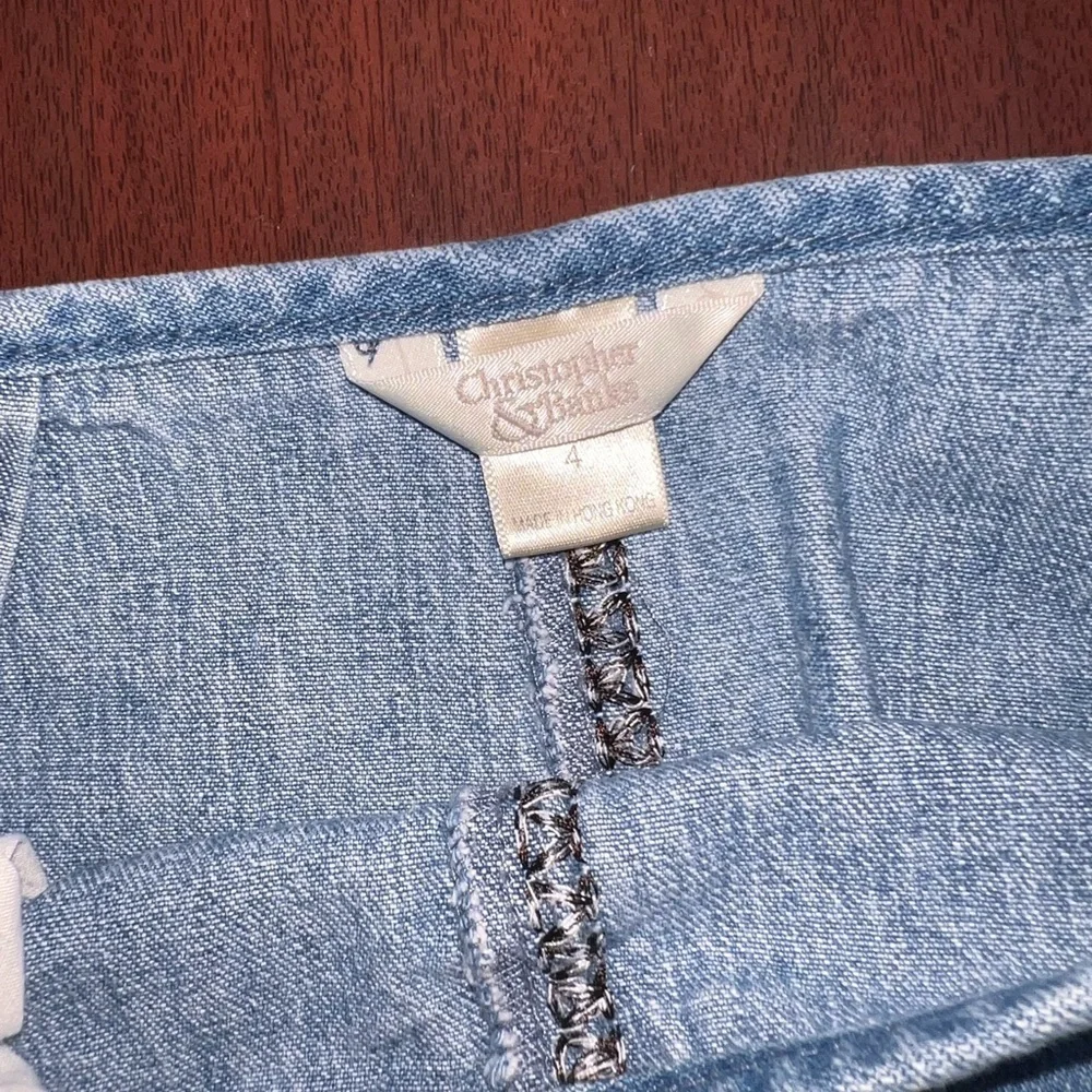 Christopher & Banks Light Blue Maxi Skirt - Picture 2 of 5